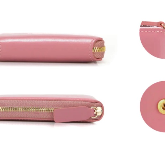 Fennec square Zipper Wallet Rose Pink - Picture 3 of 7